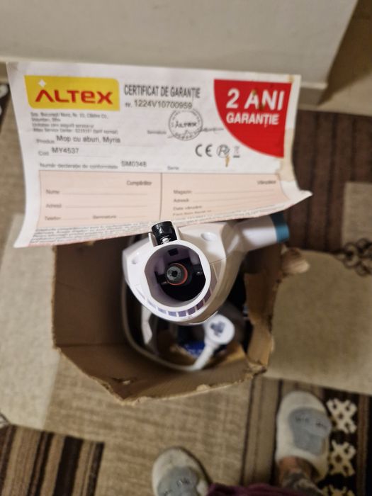 Mop cu abur nou în cutie cu garanție