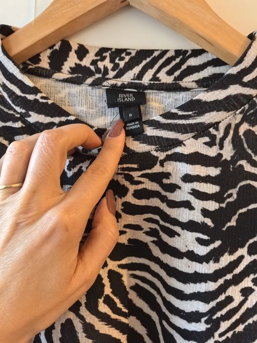 Bluză crop top River Island, măsura S