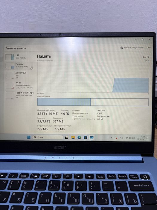Ноутбук Acer swift