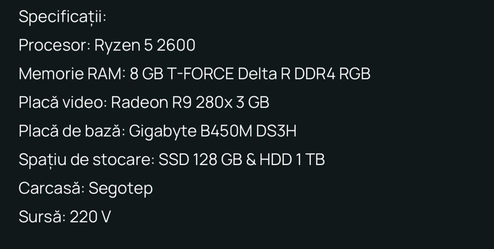 vand sau schimb acest pc, mai multe detalii in privat