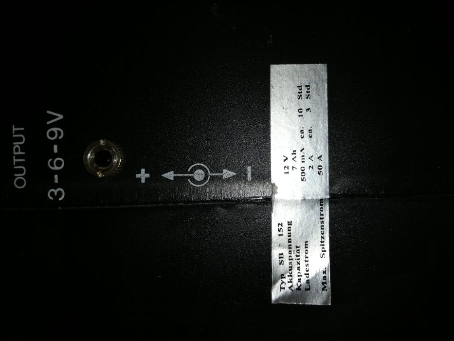 sursa de tensiune continua made in Germania, 3V, 6 V, 9 V, 12 v