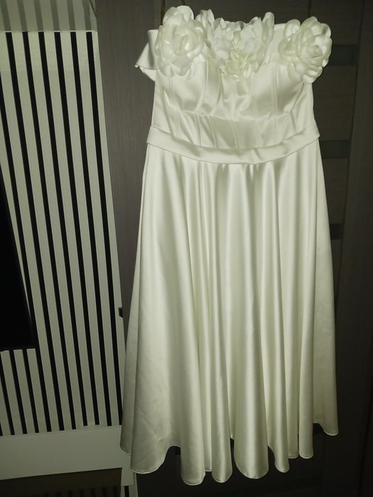 Rochie alb-ivory
