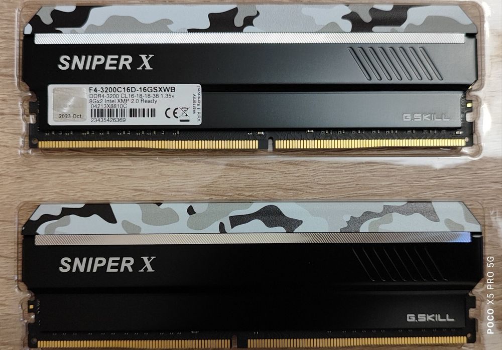 DDR4 16GB (2x8GB) G.SKILL Sniper X