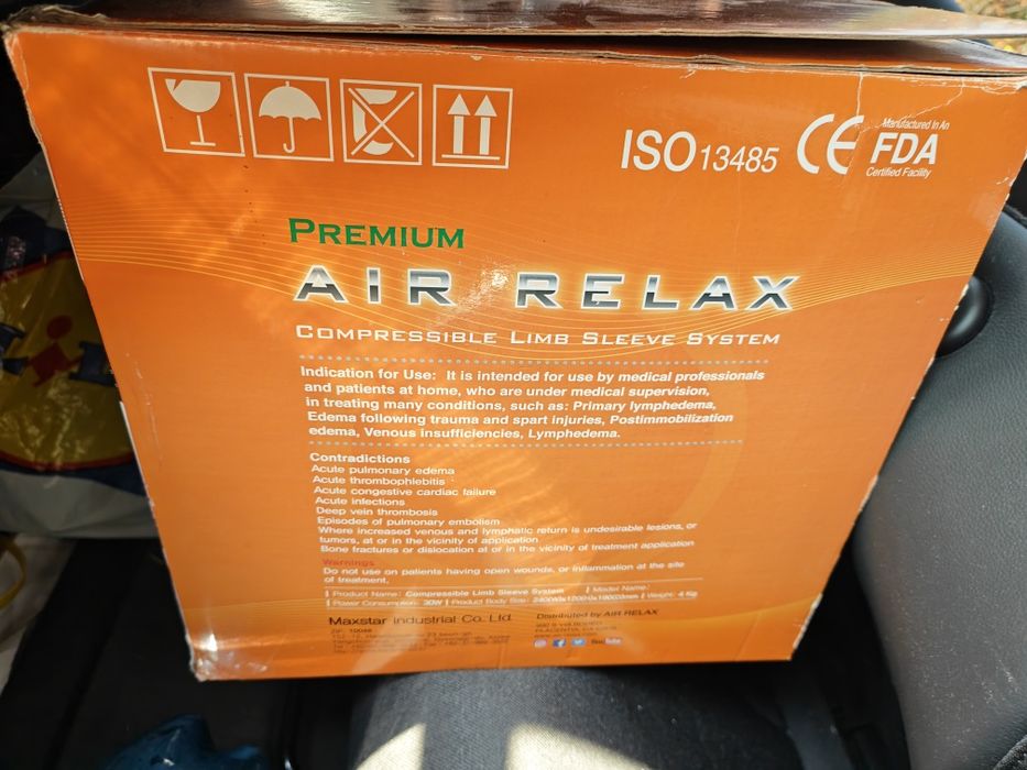 Sistem de presoterapie / drenaj limfatic Air Relax Premium
Sistem de presoterapie / drenaj limfatic Air Relax Premium (Manșoane picioare)