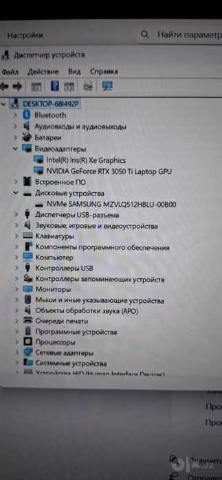 Мощный ноутбук Asus TUF Core i7-11370H 16/512GB RTX 3050 Ti