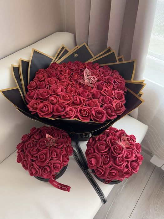 Луксозни букети от рози