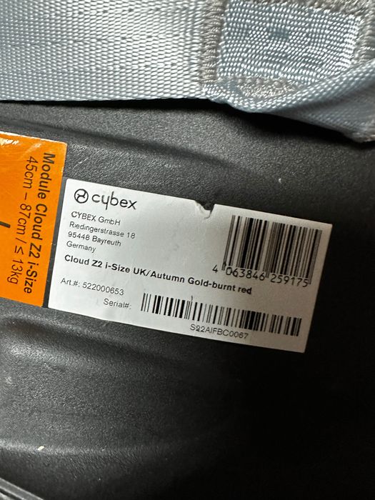 Cybex Cloud Z2 + база