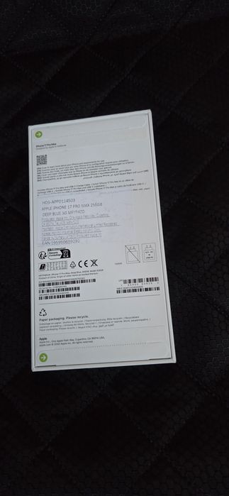 SIGILAT...iphone 17 pro max 256gb blue  neverloked