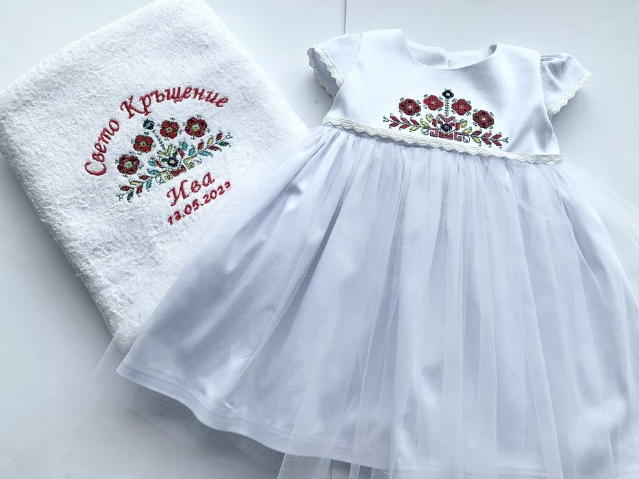 Детска рокля с шевици