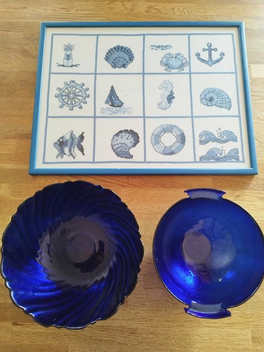 Бродерия морска тема