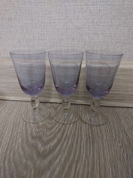 Стеклянные советские фужеры