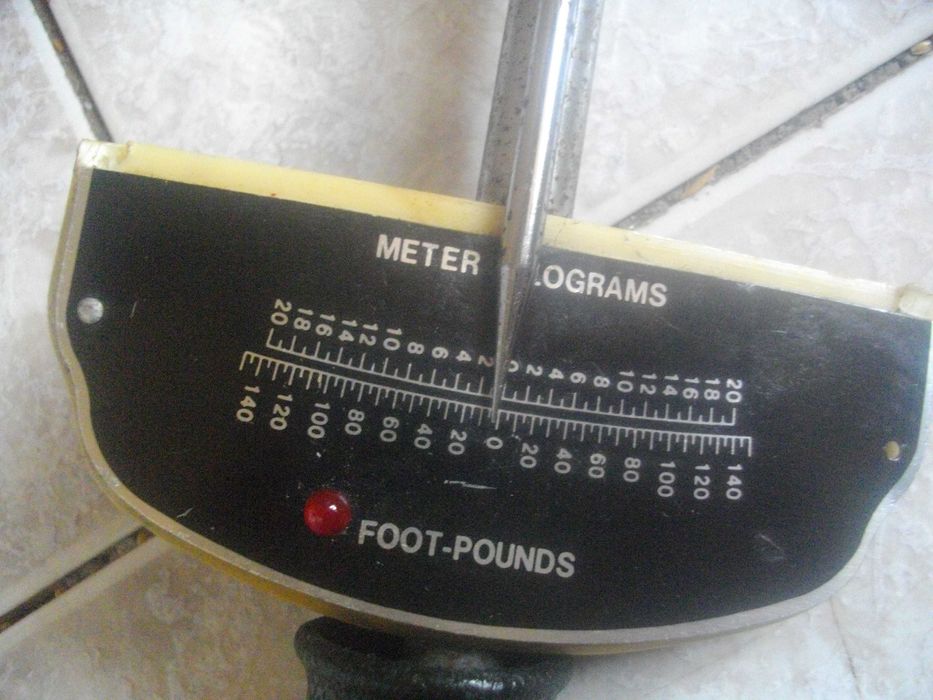 Немски профи ръчен динамометричен ключ 150-200 Nm Стрелкови Индикация