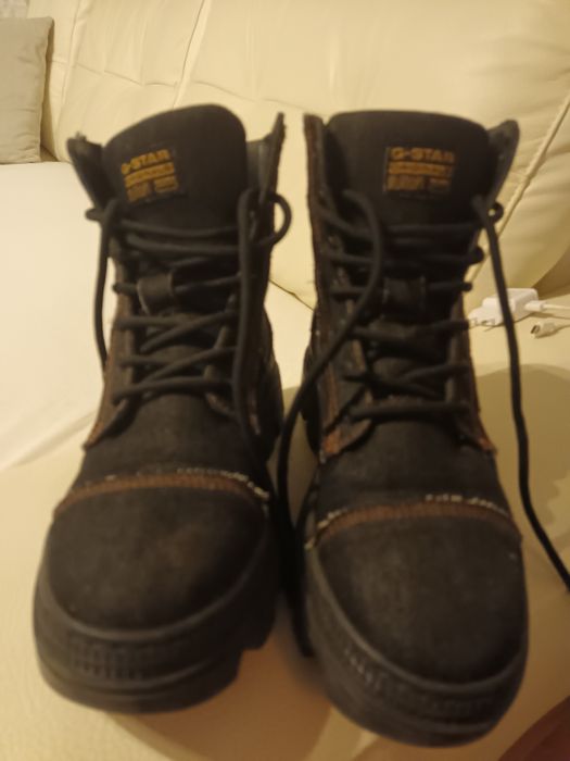 Боти g-star 37 тъмно сини денимкъм черно