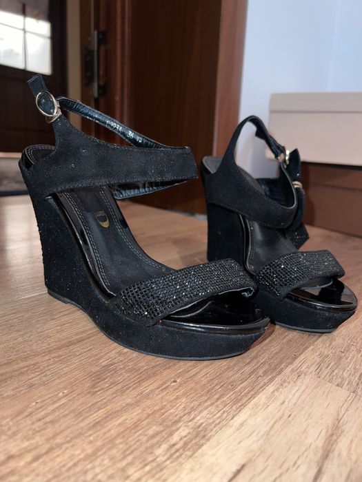 Б/у Туфли, черные