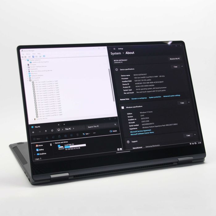 SamsungBook 3 Pro 360 5G - i5-1340P - 256Gb SSD/8 Gb RAM - OBIECT NOU