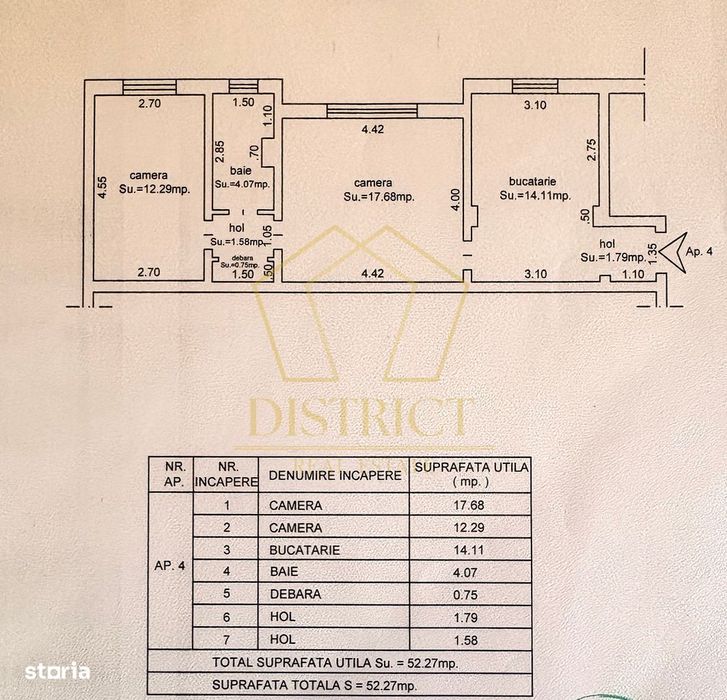 Apartament spatios cu 2 camere | Soarelui | Parc Sudului
