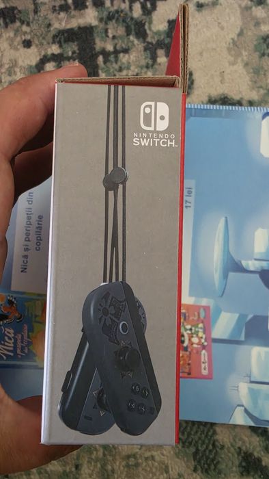 Set 2 joycons Nintendo Switch, editie limitata Monster Hunter Rise, noi