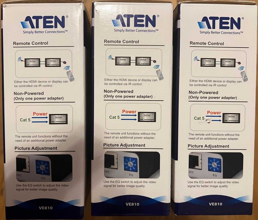 Extender HDMI prin Cablu RJ 45 CAT 5E 40m, ATEN VE810