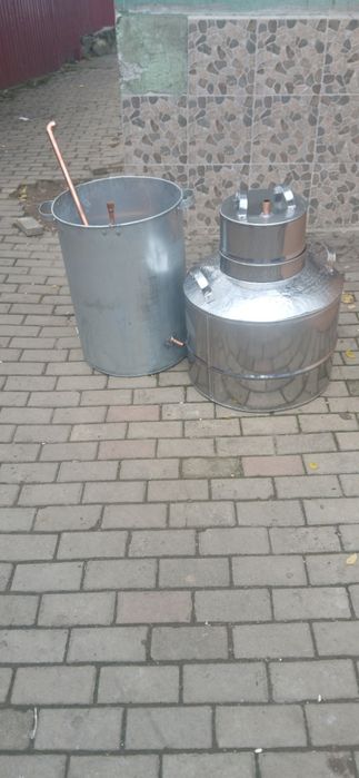 Cazan de tuica din inox la 120 litri