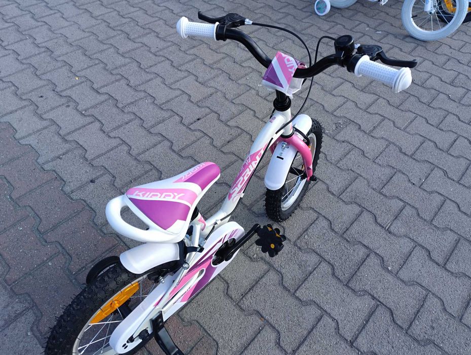 Велосипед 14" ALICE бял