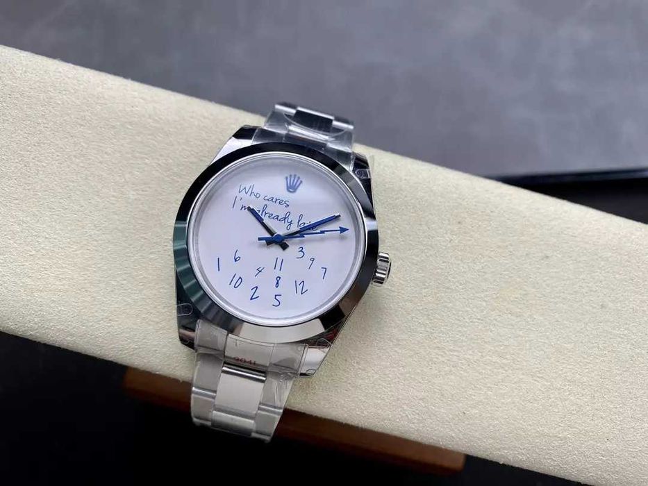 Автоматичен часовник Rolex Datejust "Who Cares I'm Already Late"