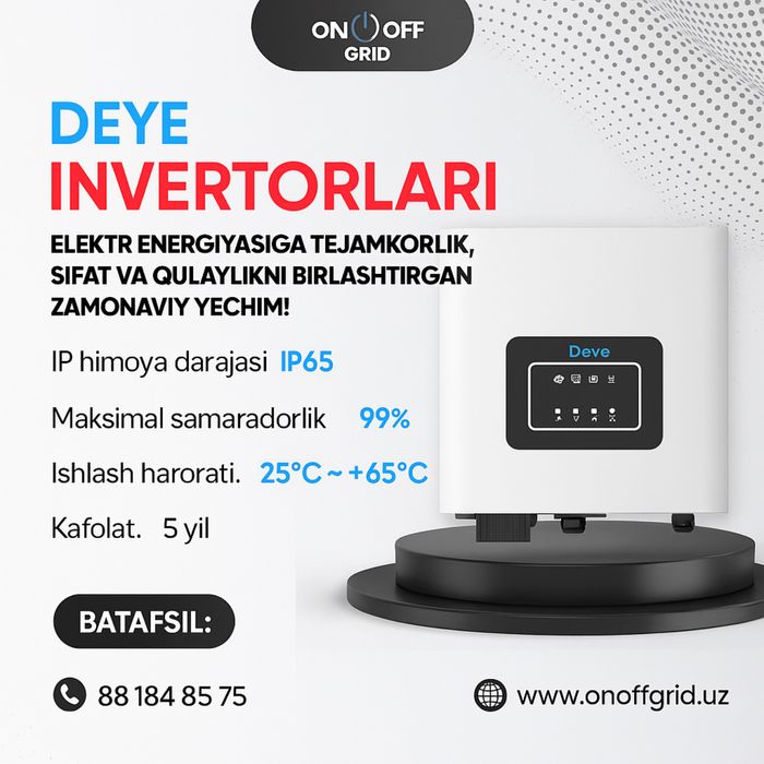 quyosh panel va invertorlar