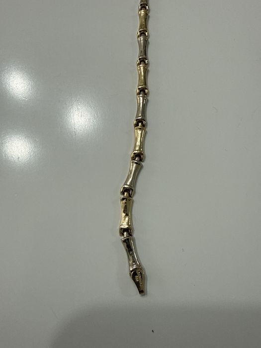 Set colier si bratara aur 14 k