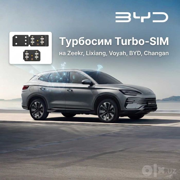 турбосим Turbo-SIM  на   Zeekr, Lixiang, Voyah, BYD, Changan