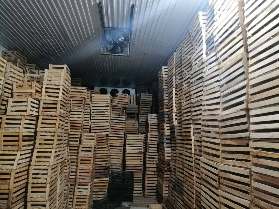 Деревянный яшик для хранение яблок