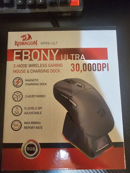 Игровая беспроводная мышь Redragon Ebony Ultra M998-ULT