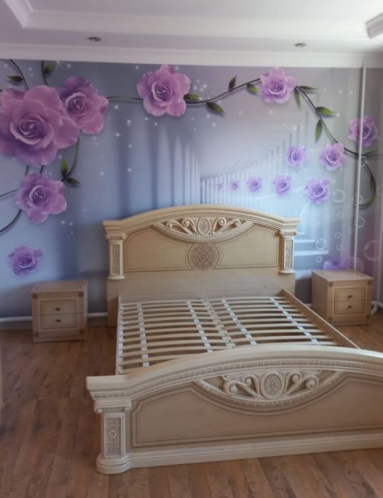 Поклейка обоев.Галтели .