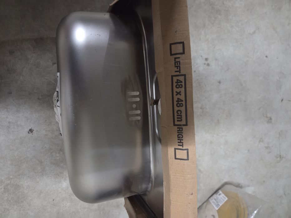 Chiuveta inox 48x48