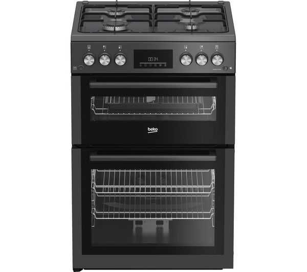 Готварска печка BEKO на газ и ток с две фурни - 60 см