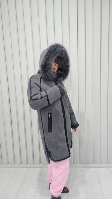 Двусторонняя дубленка