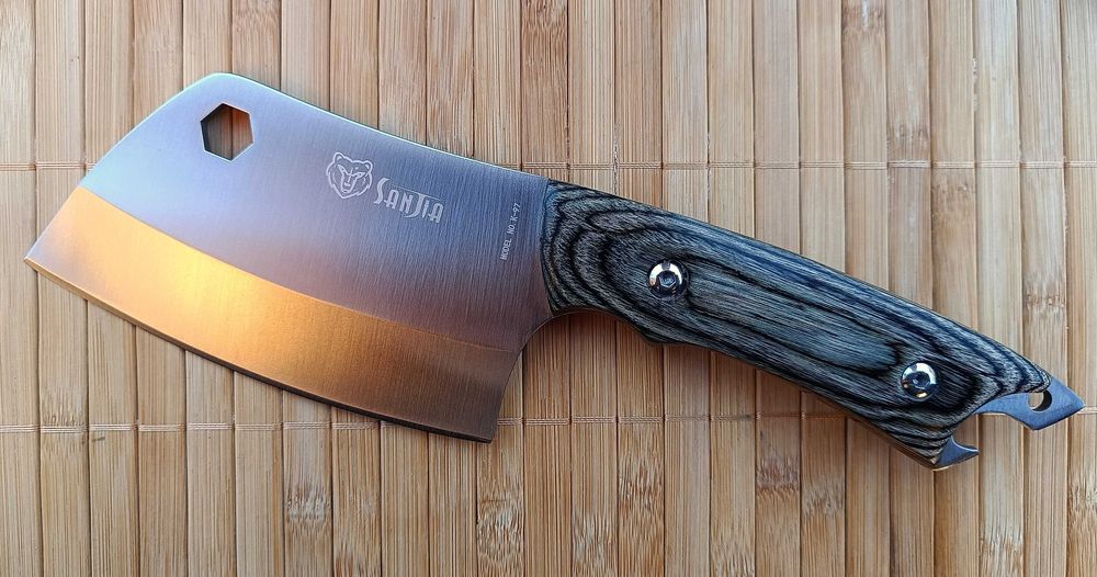 Малък сатър /нож / за кълцане, рязане и сечене SANJIA