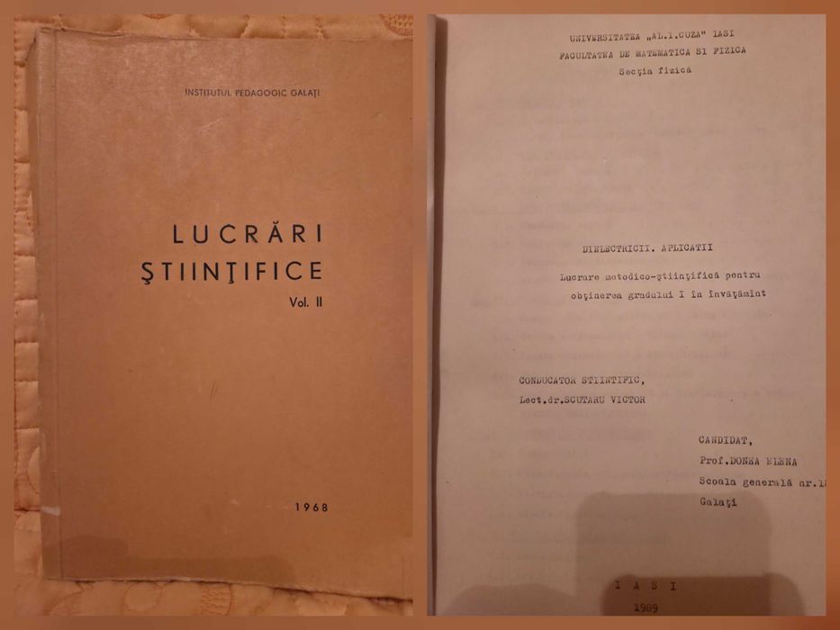 Materiale didactice (fizică, istorie, chimie, matematică)