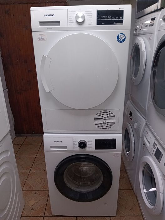 Комплект пералня и сушилня с термопомпа Сименс Siemens IQ 500 A+++ 8кг