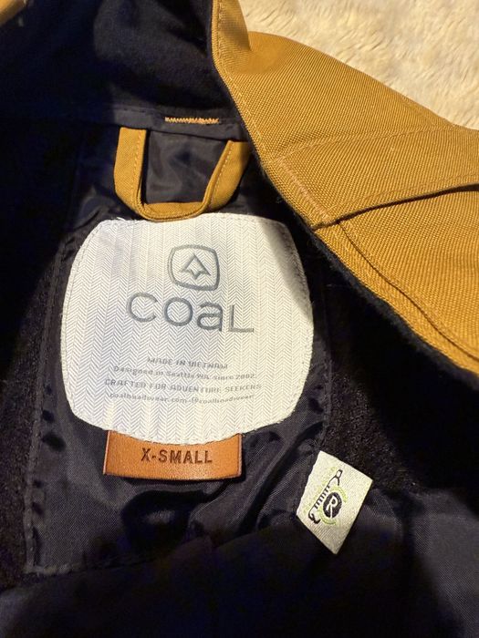 Pantaloni femei schi Snow Coal Ferris Golden Brown marime XS