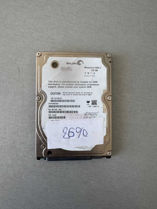 hard disk laptop Toshiba 500 GB / 160 GB /120 GB  -98% Viata -86%