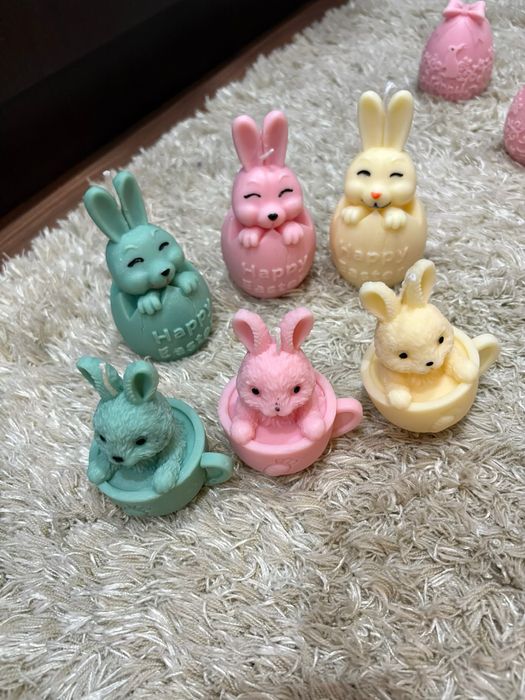 Realizate din ceara de soia 100% si parfumate !