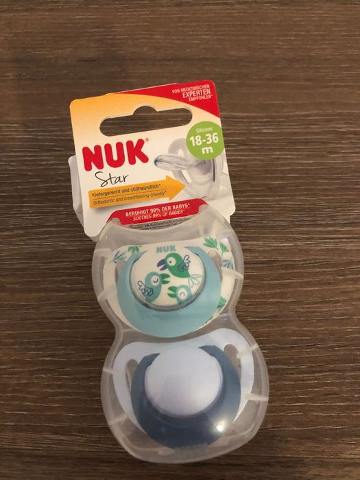 Set suzeta nuk star 18-36luni