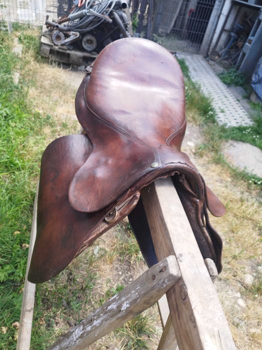 Șa de piele originala echitație călărie