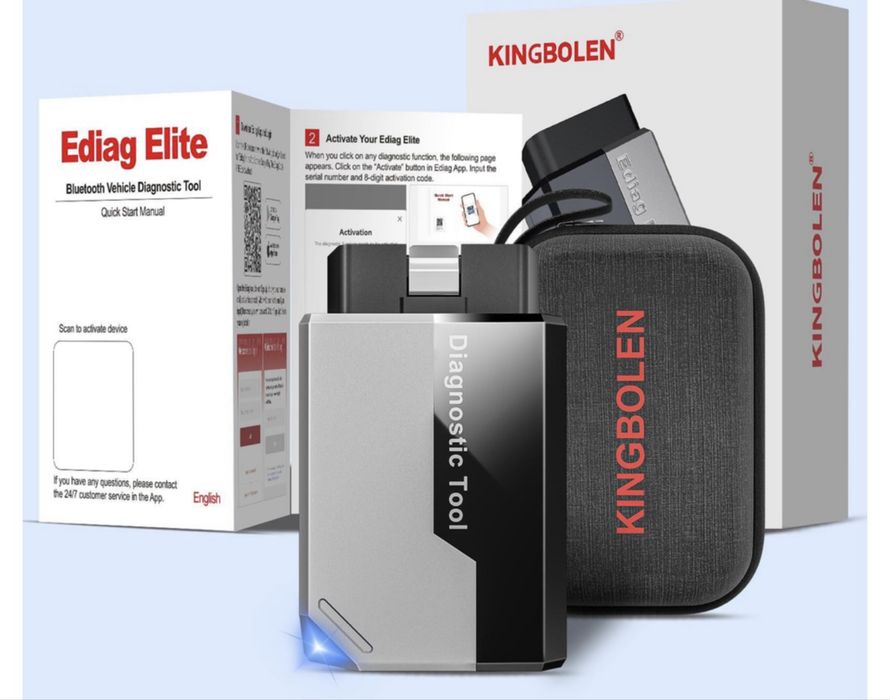 KINGBOLEN Ediag Elite, любителски уред за автодиагностика