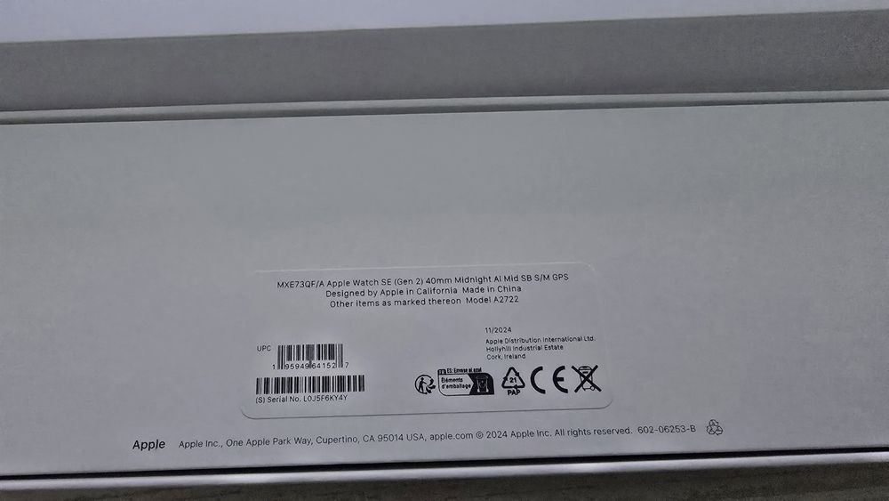 Apple watch  SE gen 2 gps (40 mm) midnight