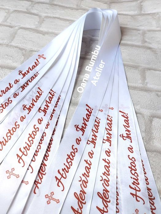 30 buc Panglica satin lumanari Inviere Pasti