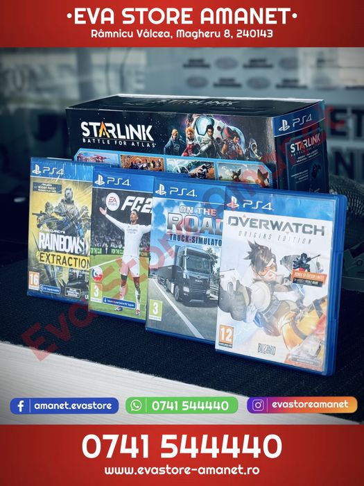 Consola Gaming SONY Playstation 4 Slim PS4 1TB 2 x Controller 5 x Joc