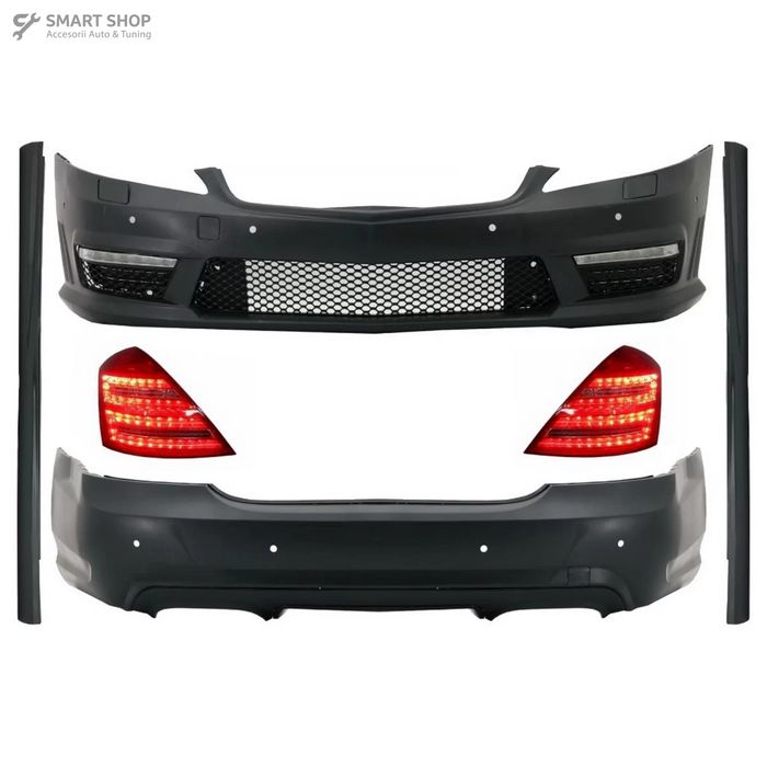Kit Exterior Complet cu Stopuri LED Facelift Mercedes S-Class W221 (20