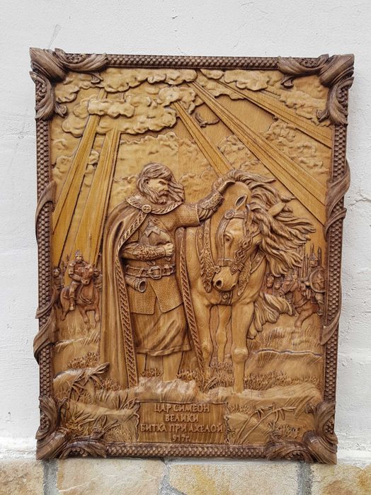 Антични колекционерски дърворезби. историческа тематика