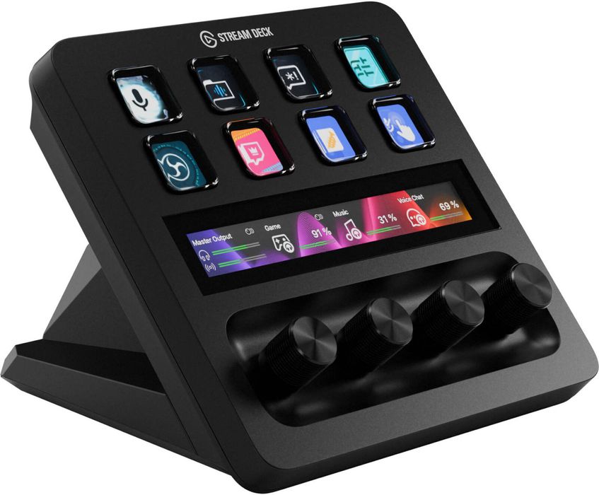 Elgato stream deck plus, xlr dock