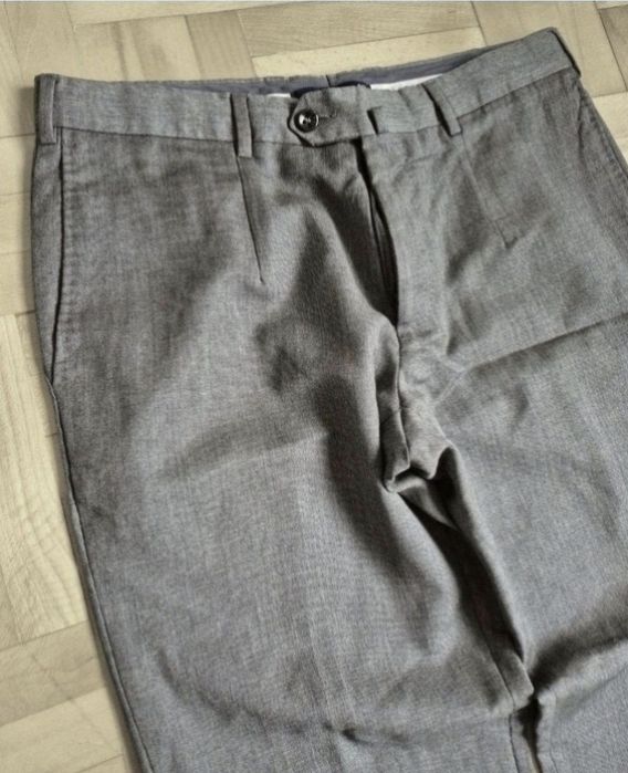 Pantaloni Angelico Luca Bani, Lână Woolmark Noua Virgină Tasmania 48